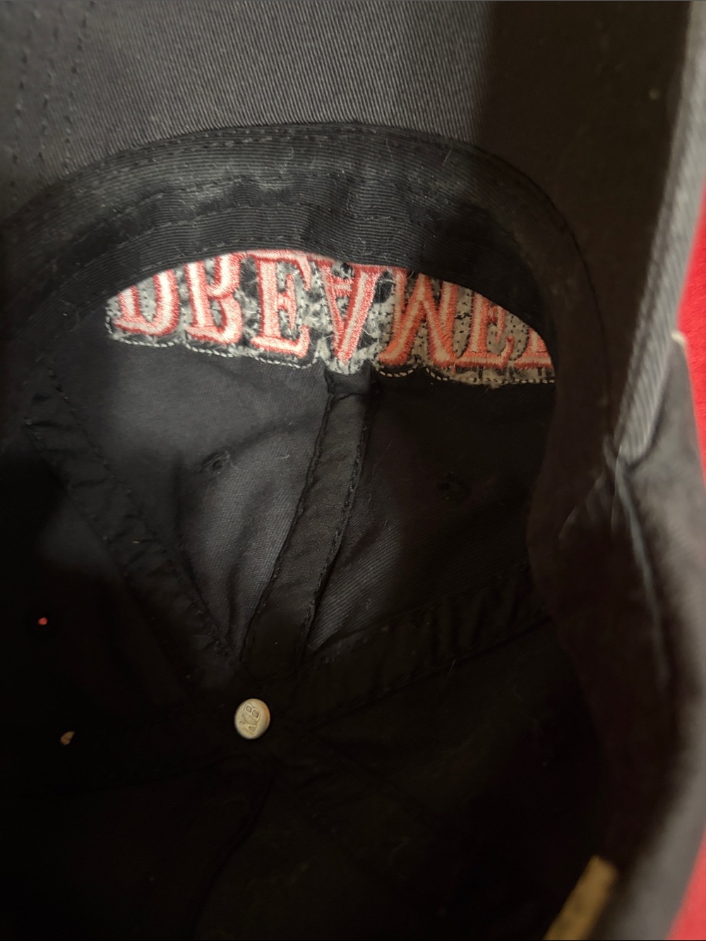 Black Baseball Cap with Pink 'DREAM' Embroidery - Picture 7 of 15